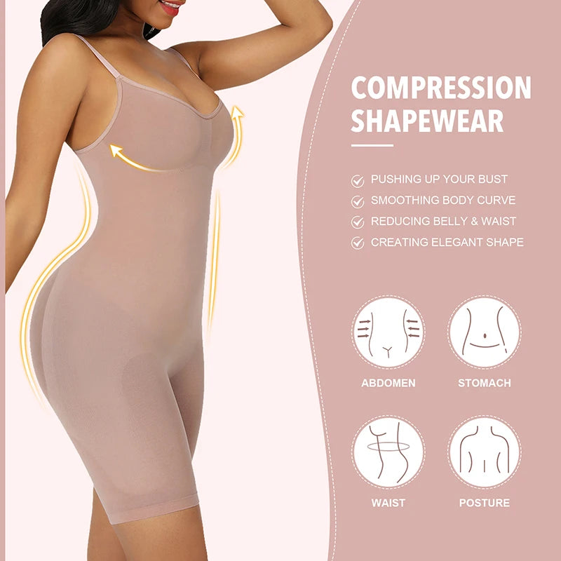 Sculpting Bodysuit with Shorts Shapewear