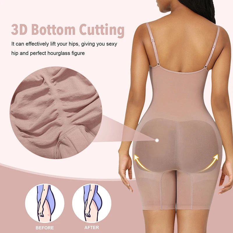 Sculpting Bodysuit with Shorts Shapewear